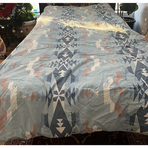 Pendleton Queen Comforter Multicolor Reversible South-Western 100% Cotton